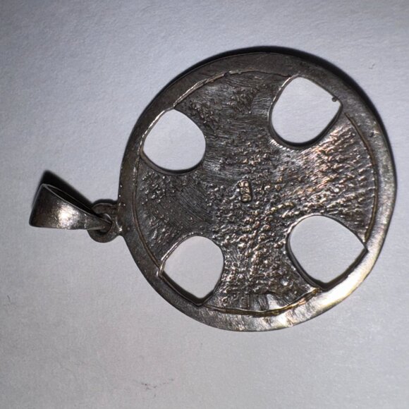 Sterling Silver Circular Celtic Knot Pendant - Picture 10 of 16